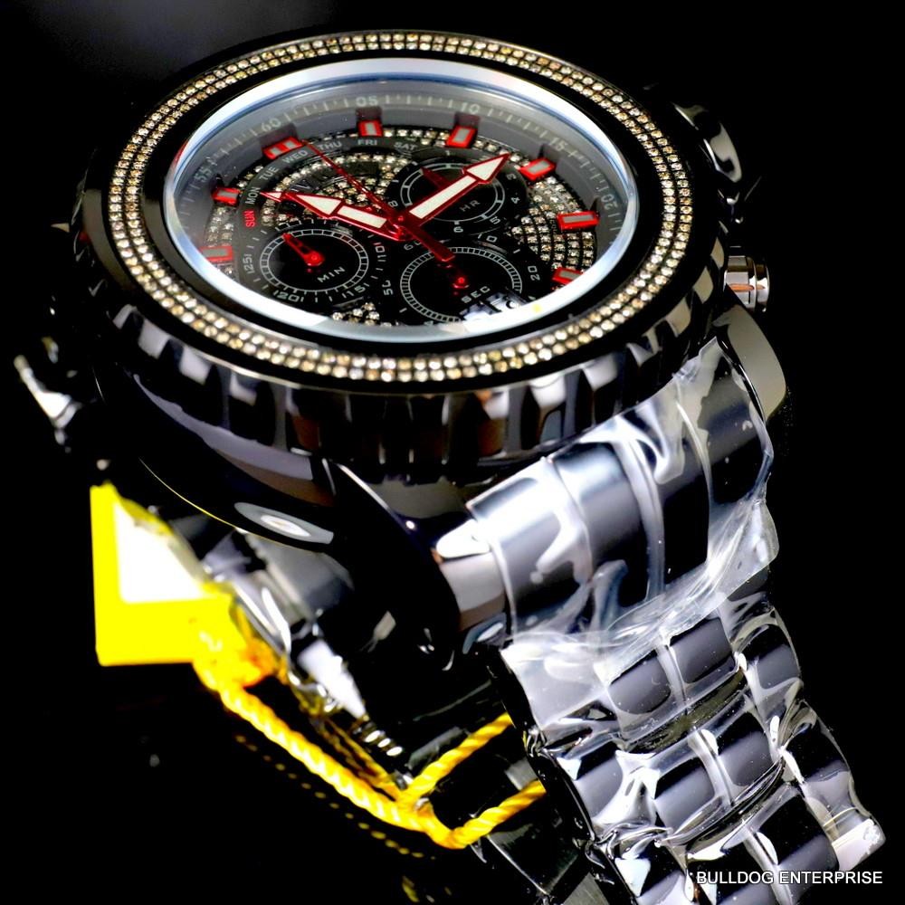 Invicta Sea Hunter Gen II 1.77CTW Diamond Black Label Swiss Mvt 58mm Watch New