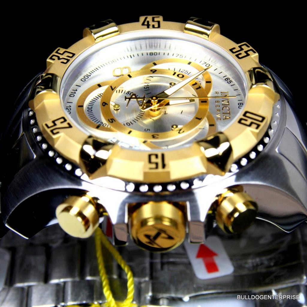 Invicta Reserve Excursion Touring Chronograph 52mm Steel Swiss Movt Watch New