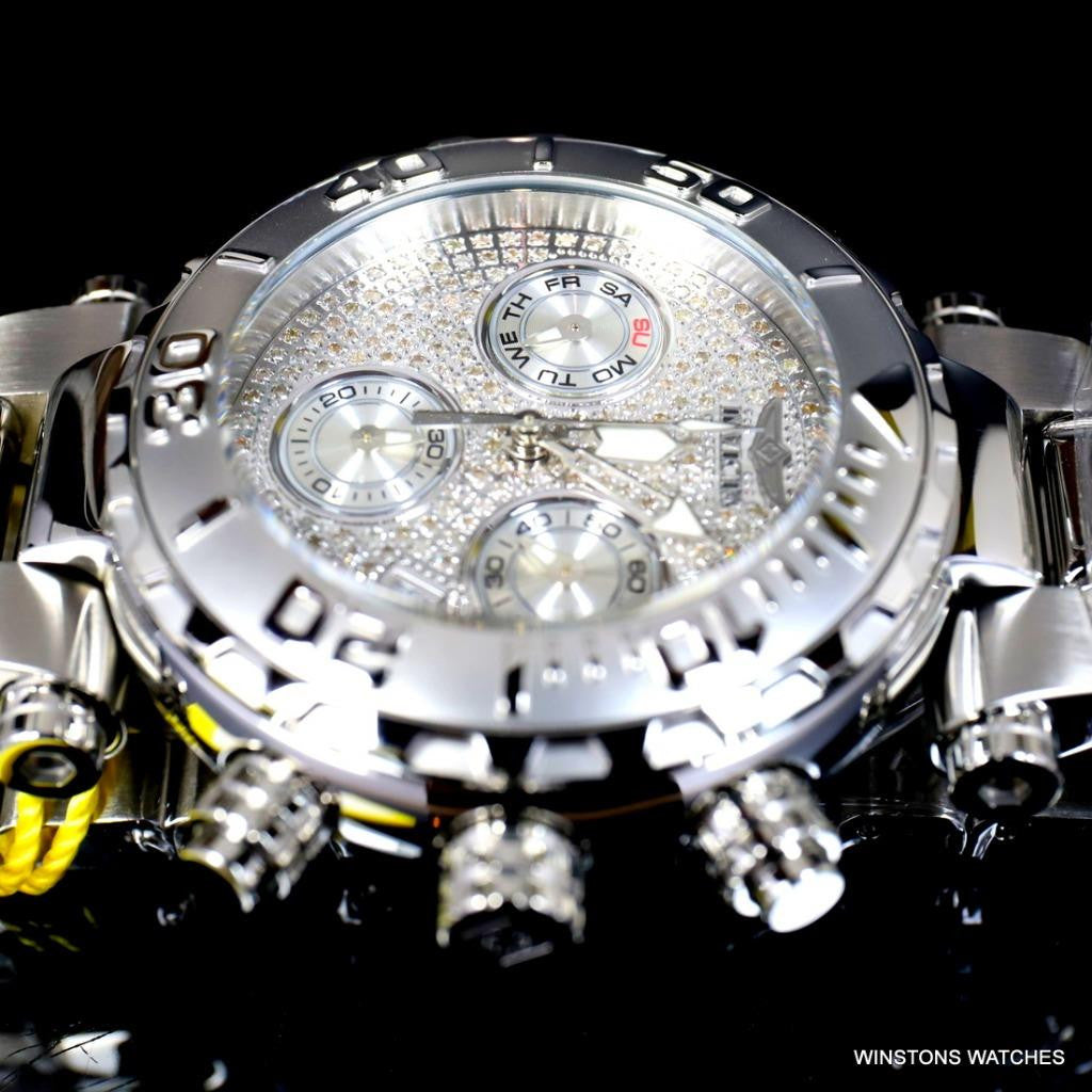 Invicta .93 CTW Diamonds Subaqua Noma I Next Gen 47mm Stainless Steel Watch New