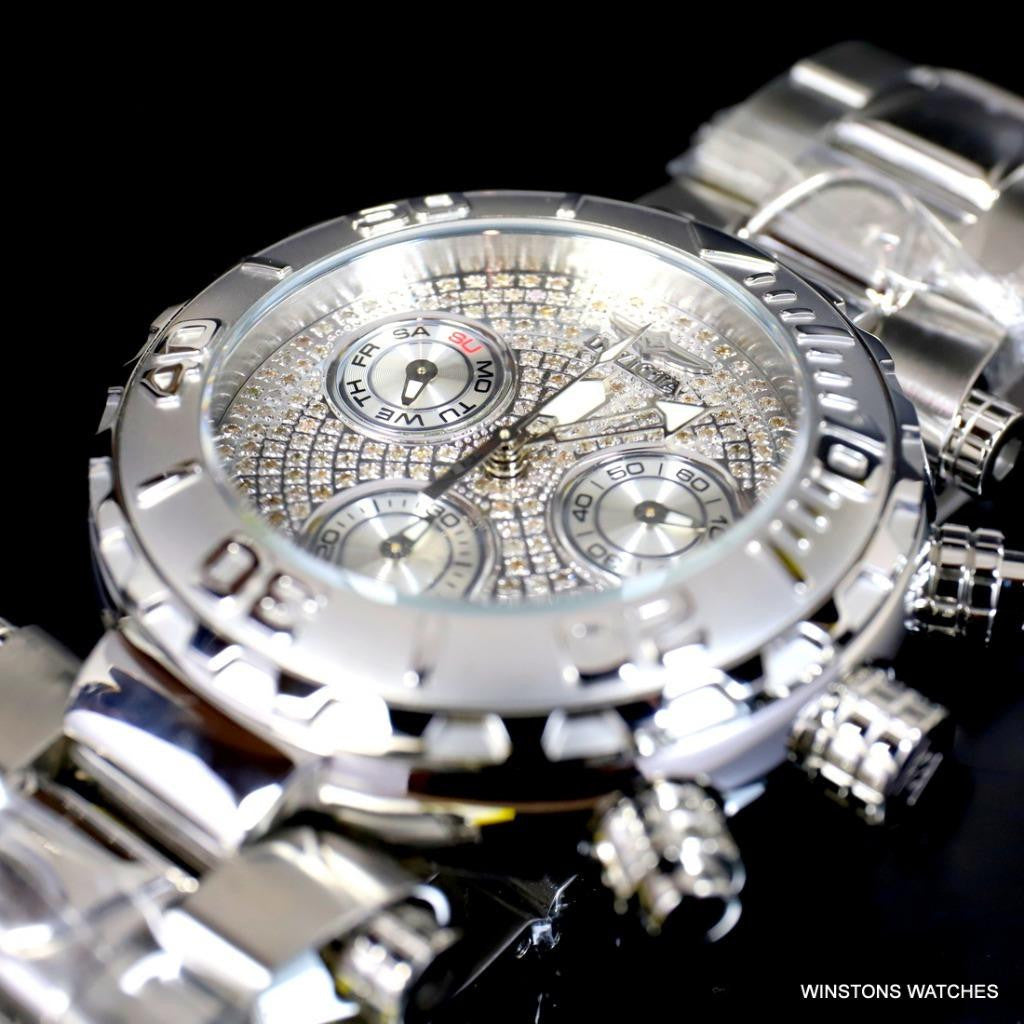 Invicta .93 CTW Diamonds Subaqua Noma I Next Gen 47mm Stainless Steel Watch New