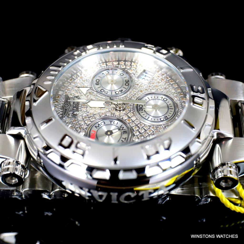 Invicta .93 CTW Diamonds Subaqua Noma I Next Gen 47mm Stainless Steel Watch New