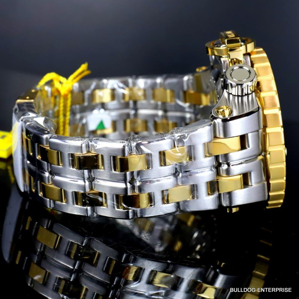 Invicta Reserve Sea Hunter Gen III Swiss 2 Tone Gold Plated Steel 58mm Watch New